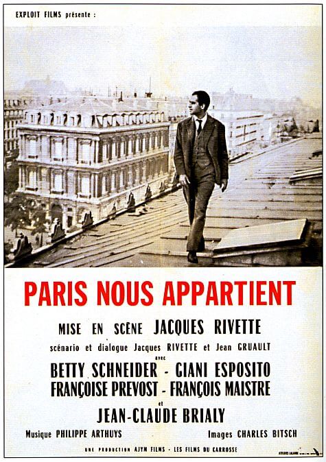 پوستر فیلم «پاریس از آن ماست» 1961Paris Belongs to Us (1961) Poster