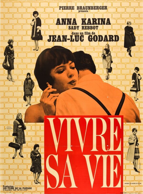 پوستر فیلم «گذران زندگی» اثر گدار My Life to Live (1962) Godard