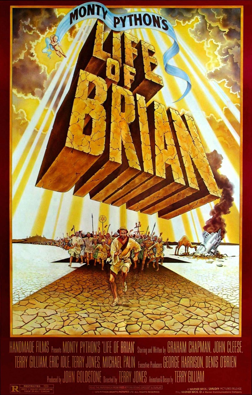 Monty Python Life of Brian 1979 Poster Classifilm.com مونتی پایتون زندگی برایان