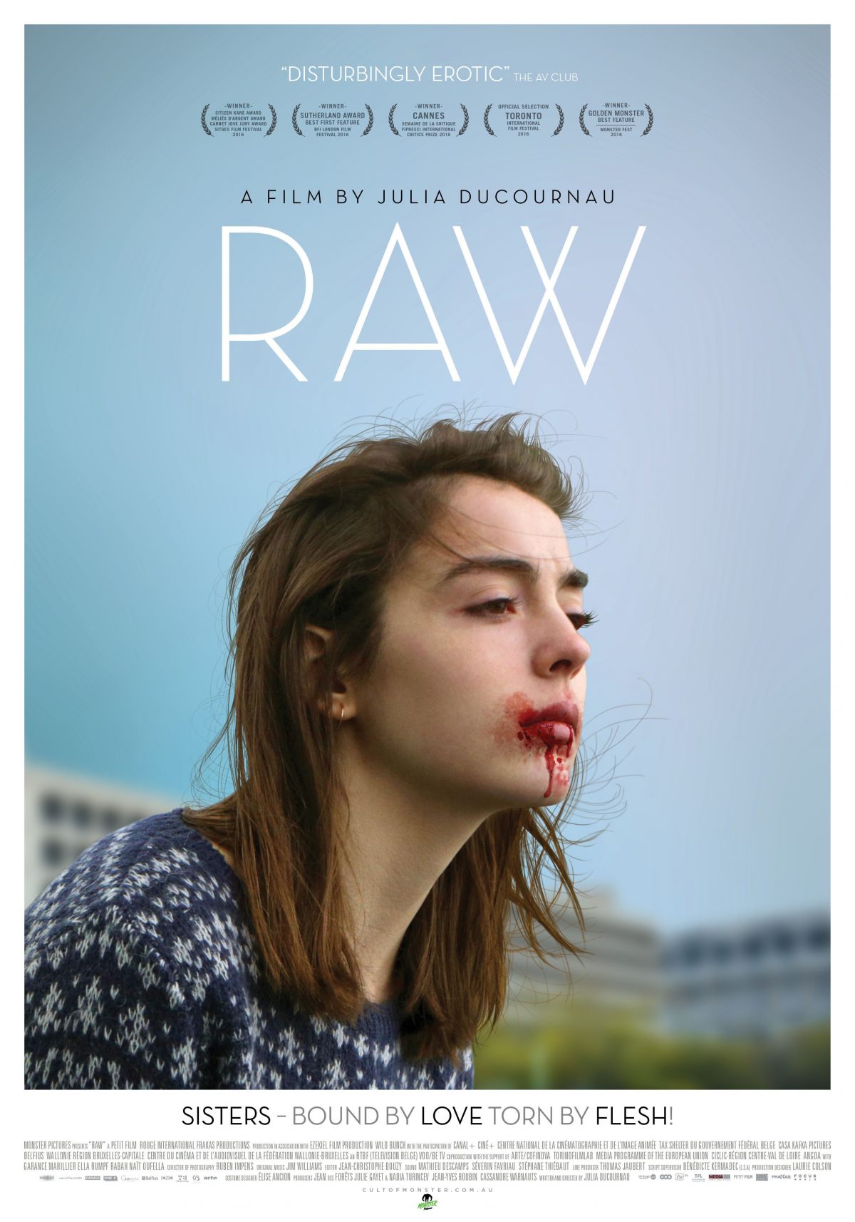 پوستر فیلم «خام» Raw (2016) Classifilm.com