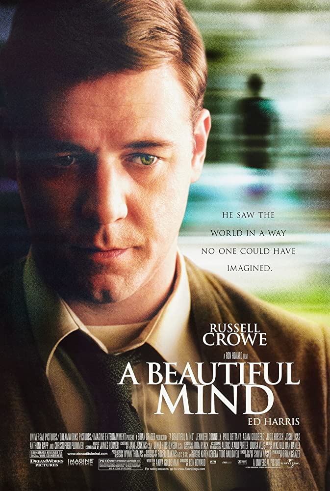 پوستر فیلم «ذهن زیبا» A Beautiful Mind (2001) Classifilm.com