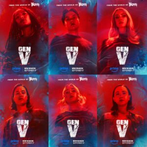  پوستر کاراکترهای فصل دوم سریال «نسل وی» (2026)